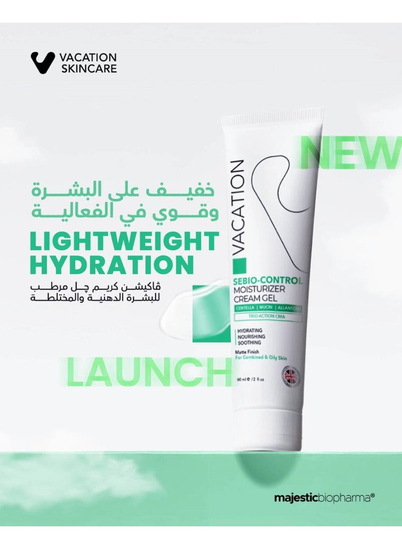 VACATION Sebio-Control Moisturizer Cream Gel 60ml - Image 2